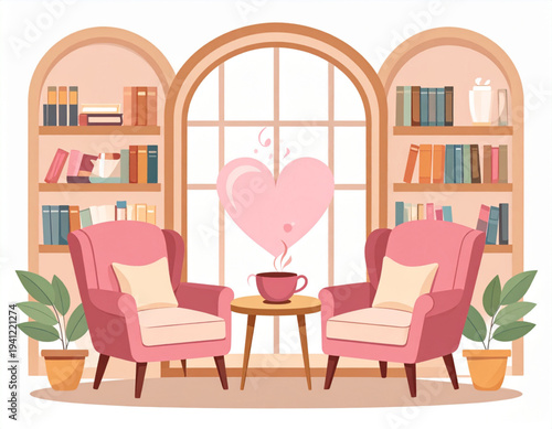 Bookstore Window Reading Nook