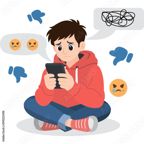Cyberbullying Illustration