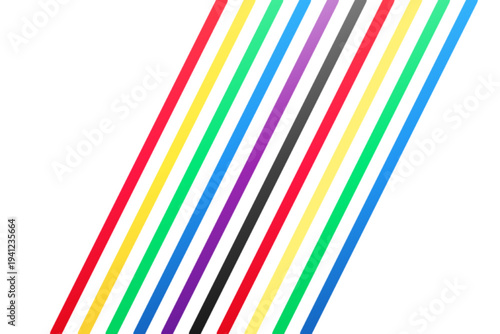 Vibrant diagonal multicolor stripes abstract