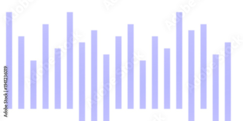 Minimal purple gradient bar chart visualization