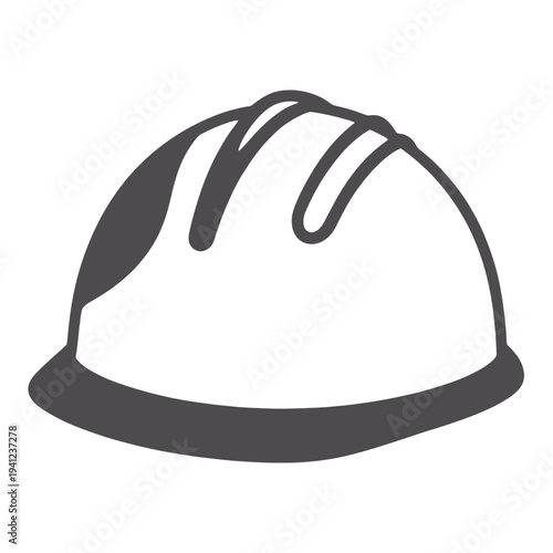 Outline Construction Hard Hat UI Icon for App UI