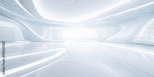 A frost-covered car speeds along a snowy mountain road, driving through a frozen tunnel where the blue light of winter creates a cold texture against the ice