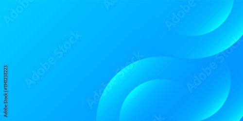 Modern blue geometric background featuring layered circle elements and gradient effects for stylish contemporary design layouts.