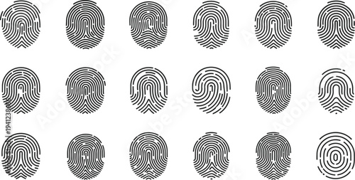 Collection of fingerprint patterns