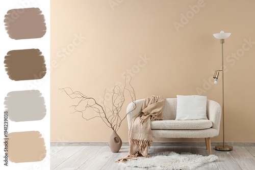 Interior of stylish living ...