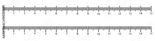 Measuring scale, markup for rulers. Vector illustration icon