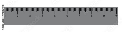 Measuring scale, markup for rulers vector illustration. Various measurement scales with divisions. Measuring tool. Blank measuring scale indicator . Vector Illustration . EPS 10 