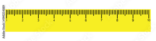 Measuring scale, markup for rulers vector illustration. Various measurement scales with divisions. Measuring tool. Blank measuring scale indicator . Vector Illustration . EPS 10 