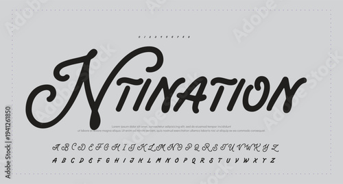 handwritten isolated on white background. Handwritten, signature, calligraphy, monoline style.  