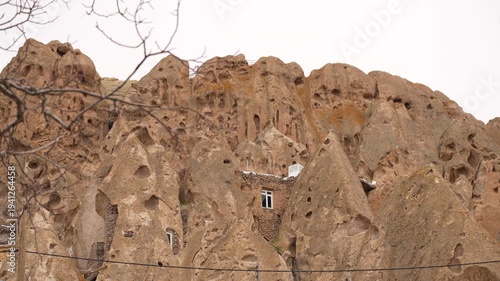 The ancient rock settlement of Kandovan in Iran