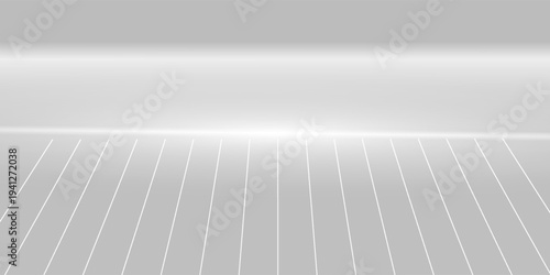 3D rendering of silver foil abstract geometric background. Scene for advertising design, showroom, technology, future, modern, sports, games, metaverse, cosmetics, warehouse, garage.