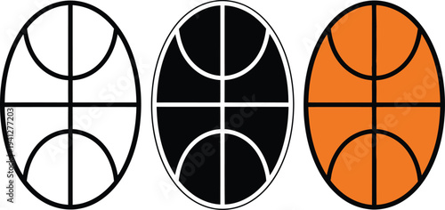 Three basketball court diagrams