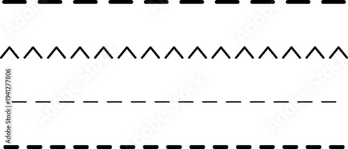 Slash line. Abstract dashed border divider set. Diagonal lines Border. Geometric print for caution tape or barrier. Parallel stripes. Black pattern isolated on white background