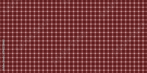Red burgundy and white plaid fabric texture background. Clean minimal design Eps10