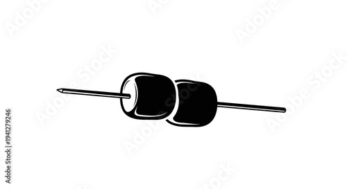 Two Marshmallows on a Skewer