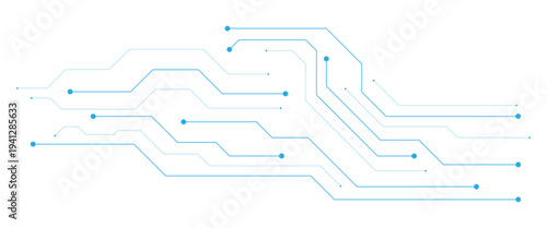 Technology connection digital data and big data concept with a circuit
