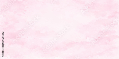 Abstract Soft Pink Watercolor Background with Light Pastel Blush Wash and Gentle Paint Splatter Texture, Feminine Romantic Backdrop for Wedding Templates, Beauty Branding and Elegant Cards.