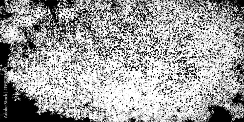 Black and white grunge. Distress overlay texture. Abstract surface dust and rough dirty wall background concept. Worn, torn, weathered effect modern