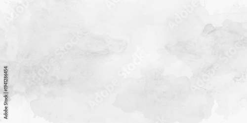 Abstract light gray watercolor wash background with soft ink stains, subtle paint splashes, and cloudy paper gradient texture, minimalist artistic surface with gentle grunge for modern design.