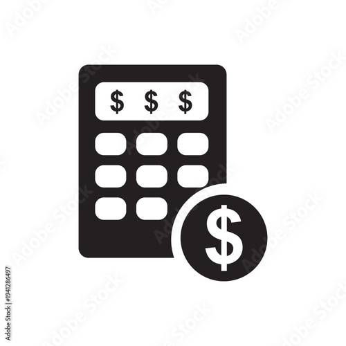 Analytics Icon Flat Vector. Clean and minimal graphic design.