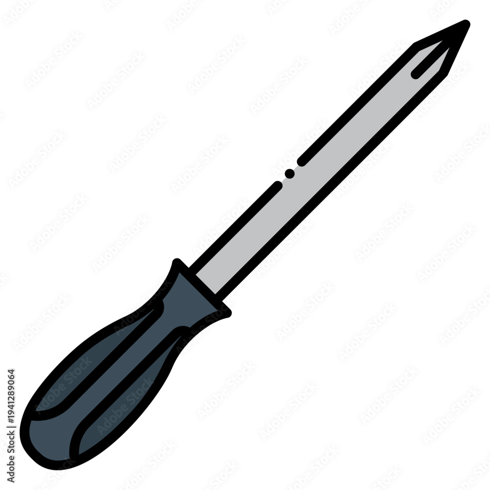 Fototapeta premium Screwdriver Filled Icon