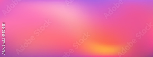Sunset gradation gradient background with gentle pink and violet tones glowing like dreamy sky. This sunset gradation feels elegant and light.