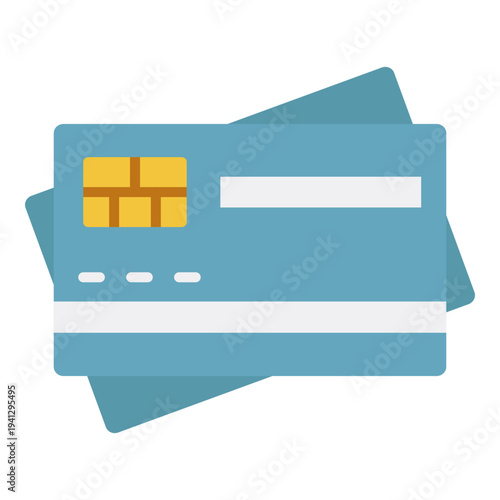 Credit Card Icon: Modern Payment Method Illustration