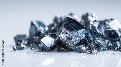 Polysilicon Raw Material Neatly Piled for High Fidelity Photography
