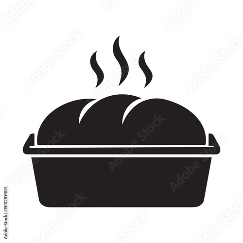 Fresh Baked Bread in Loaf Pan