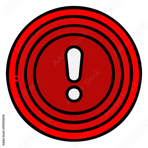 Earthquake Seismic Signal Icon