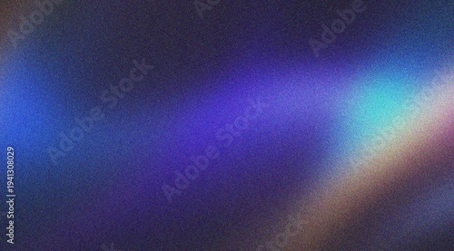 Foto Diffuse blue and gold light spill on dark grainy background texture