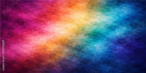 Abstract watercolor background with colorful paint texture and artistic grunge patterns featuring red fire and blue smoke clouds on a paper backdrop design