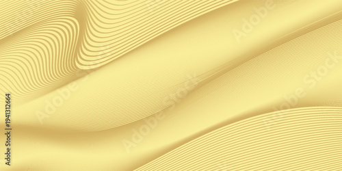 Contemporary technology cover design set. Luxury gold background line pattern (guilloche curves). Premium golden vector tech backdrop for business template, digital certificate