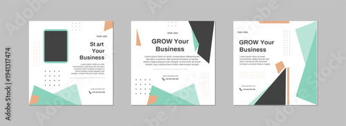 Business Woman Social Media Post Template