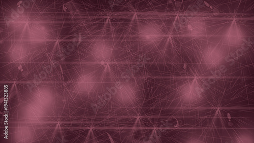 Abstract textured burgundy background featuring chaotic intersecting light streaks and subtle lens flare effects for digital art.