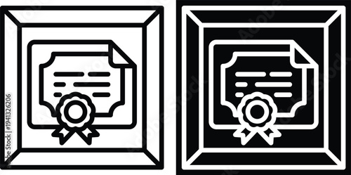 display Two-tone version in black and white background