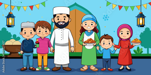 Eid family celebration
