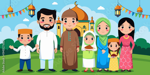 Eid family celebration
