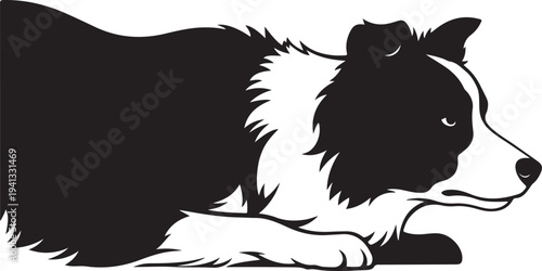 Abstract silhouette of yellow and beige paint strokes on white background