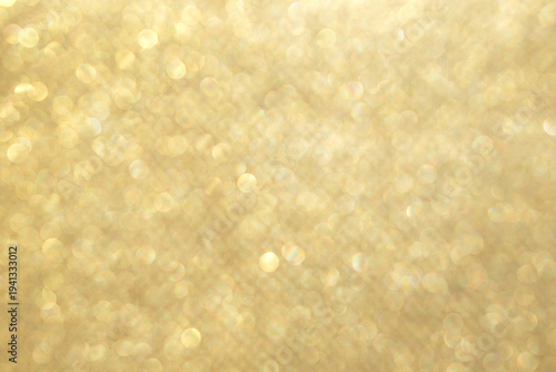 Soft gold bokeh glitter background for festive celebration and luxury design projects