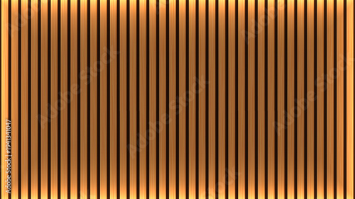 Wooden panel wall texture background with shadow effect. Vertical natural wood backdrop. Bamboo wall. Parquet board surface. Realistic vector illustration.