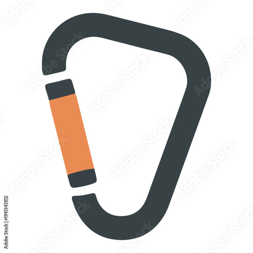 Climbing Carabiner Icon