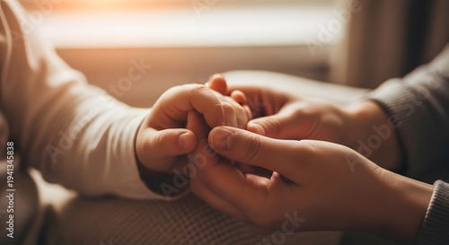Happy mothers day photos of loving family holding hands