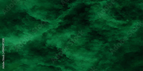 Abstract an abstract composition showcasing swirls of green hues, evoking a sense of atmospheric depth and ethereal beauty, perfect for design backgrounds.