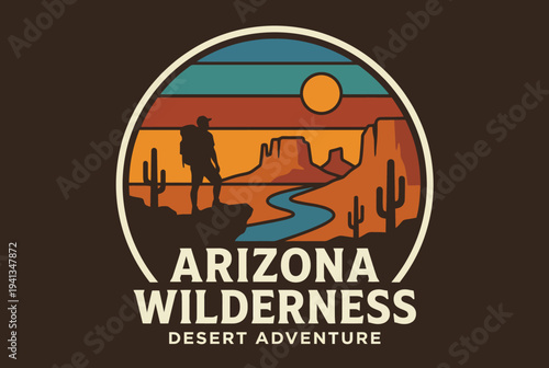 A stunning landscape image capturing Arizona's red rock formations and majestic saguaro cacti, inspiring a sense of adventure and wanderlust in the desert wilderness.