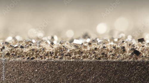 High Fidelity Detail of Fine Thermal Interface Material in Semiconductor