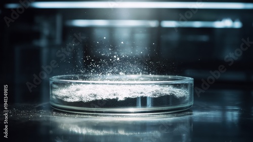 High Fidelity Laboratory Scene with Silicon Carbide Powder