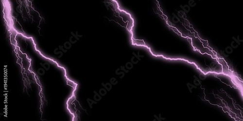 Branched lightning bolt. Abstract texture background in natural patterned. Intense electric bolts crackle across a stark. Beautiful abstract color green grunge marble on black background.