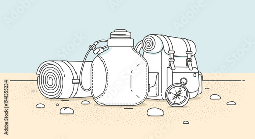 Camera Lens Filters on Sandy Surface.