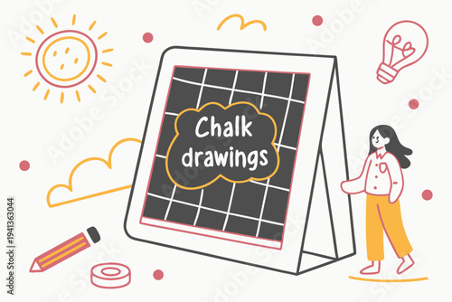 blackboard vector illustration with white backgrou (1)(1)